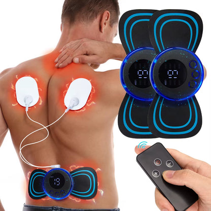 EMS Neck Stretcher Massager Electric Neck Massage Muscle Pain Relief Pulse Cervical Massage Patch Acupuncture Muscle Stimulator